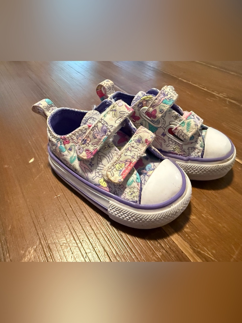 Converse Kids Fairy Canvas Sneakers - Purple Trim